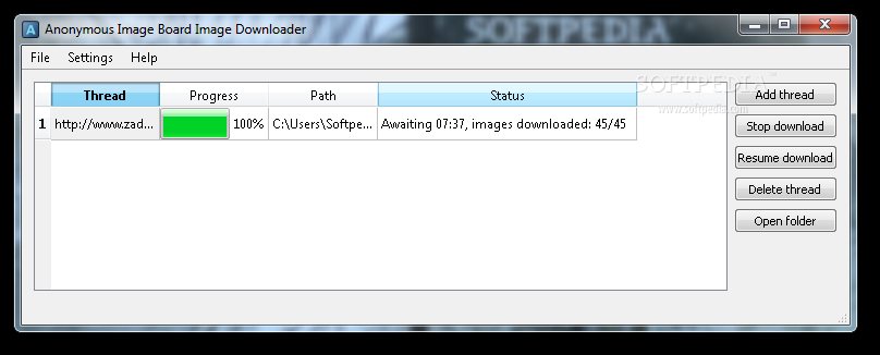 Anonymous Image Board Image Downloader