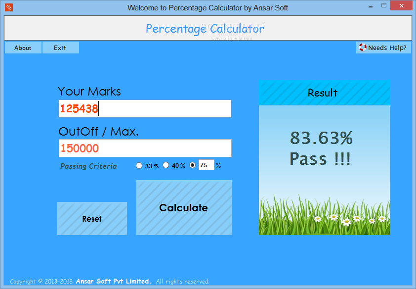 Percentage Calculator