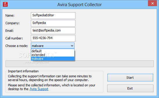 Avira Support Collector