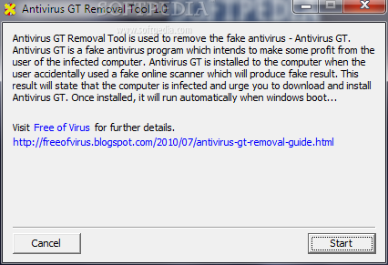Antivirus GT Removal Tool
