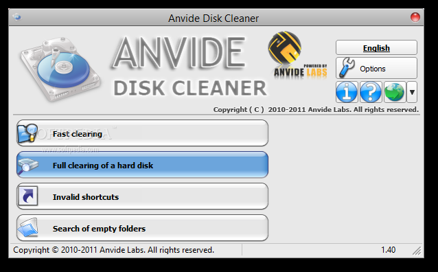 Anvide Disk Cleaner