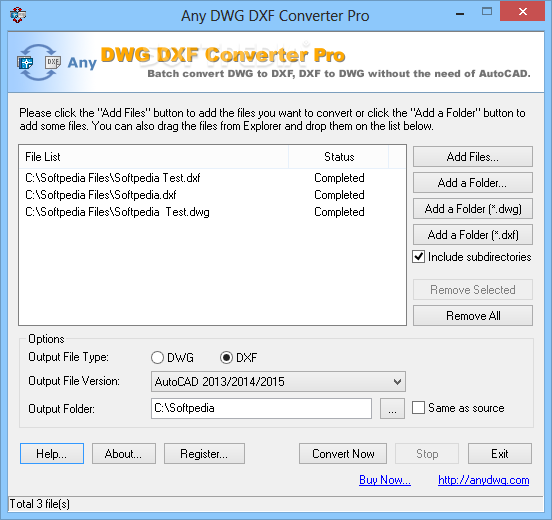 Any DWG DXF Converter Pro
