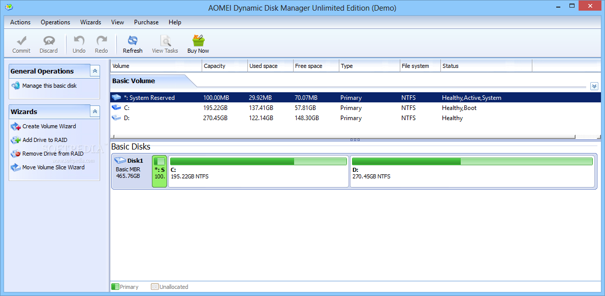 Aomei Dynamic Disk Manager Unlimited Edition
