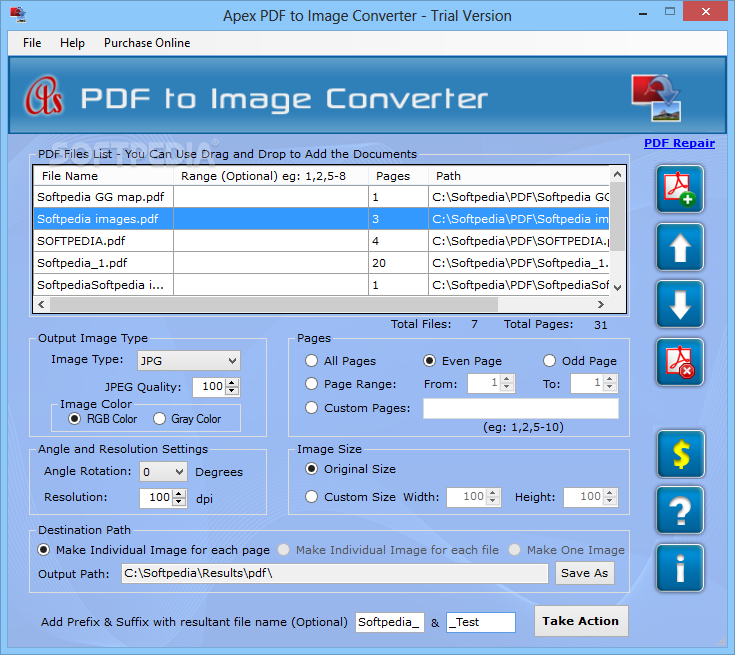 Apex PDF to Image Converter