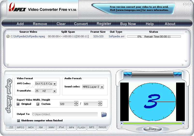 Apex Video Converter Free