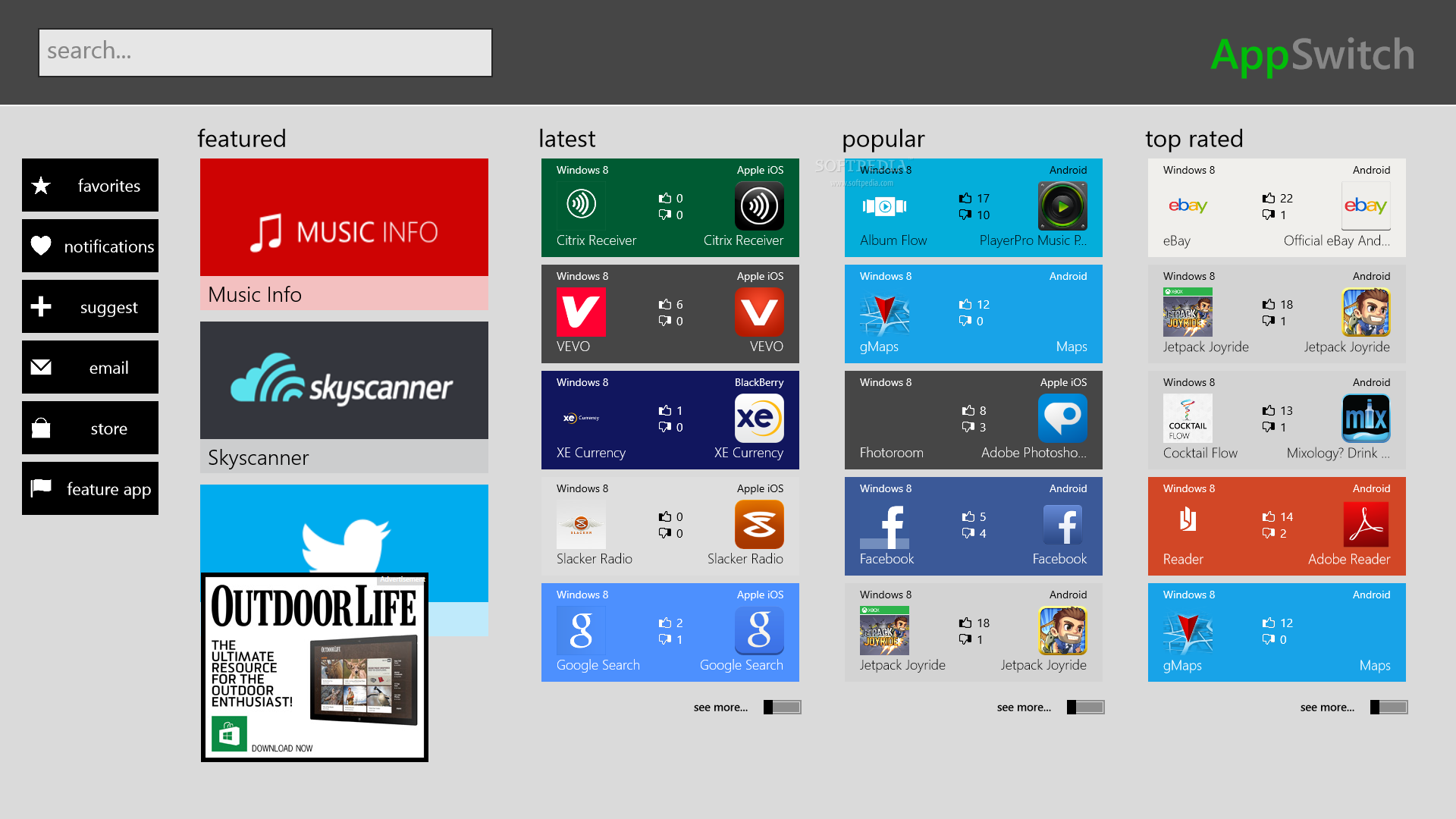 AppSwitch for Windows 8