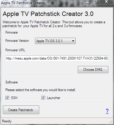 Apple TV Patchstick Creator