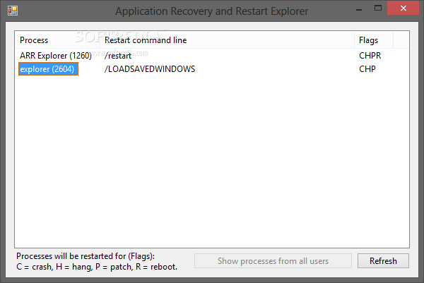 Application Recovery and Restart Explorer