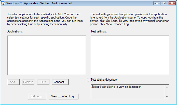Application Verifier Tool for Windows Mobile 5.0