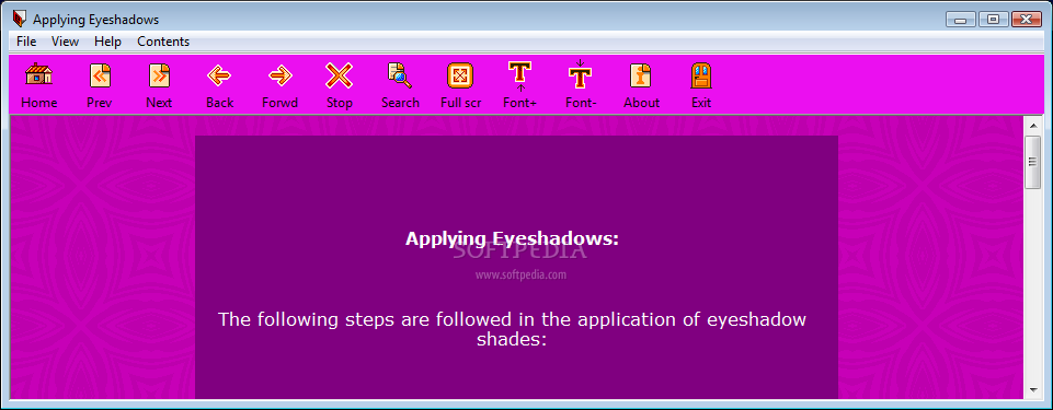 Applying Eyeshadows