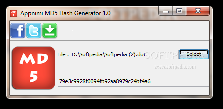 Appnimi MD5 Hash Generator