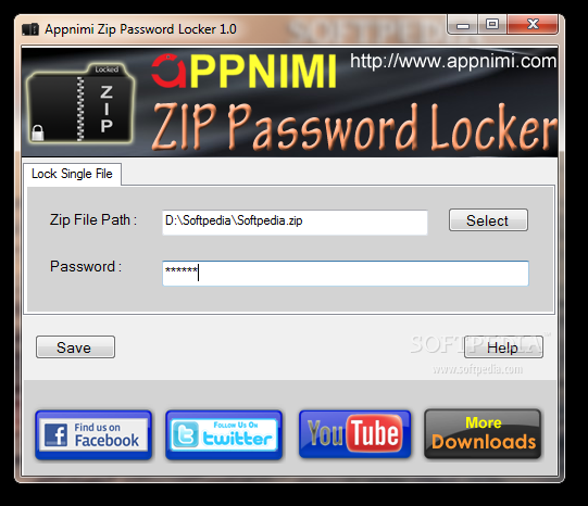 Appnimi Zip Password Locker