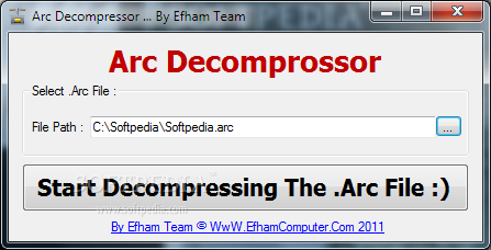 Arc decompressor