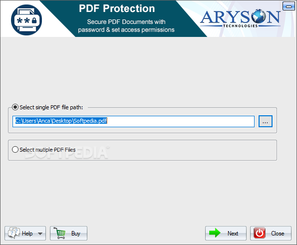 Aryson PDF Protection