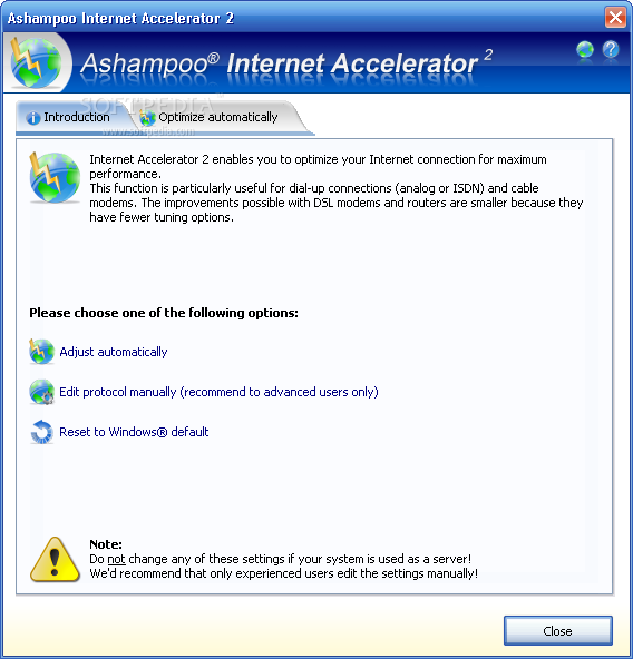 Ashampoo Internet Accelerator Free