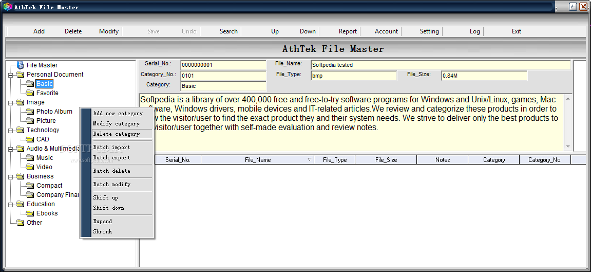 AthTek File Master