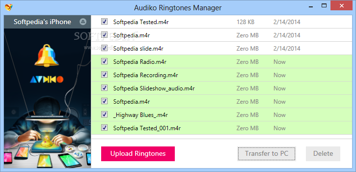 Audiko Ringtones Manager