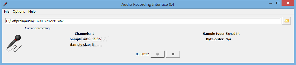 Audio Recording Interface