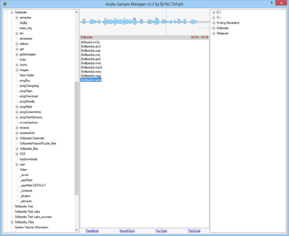 Audio Sample Manager