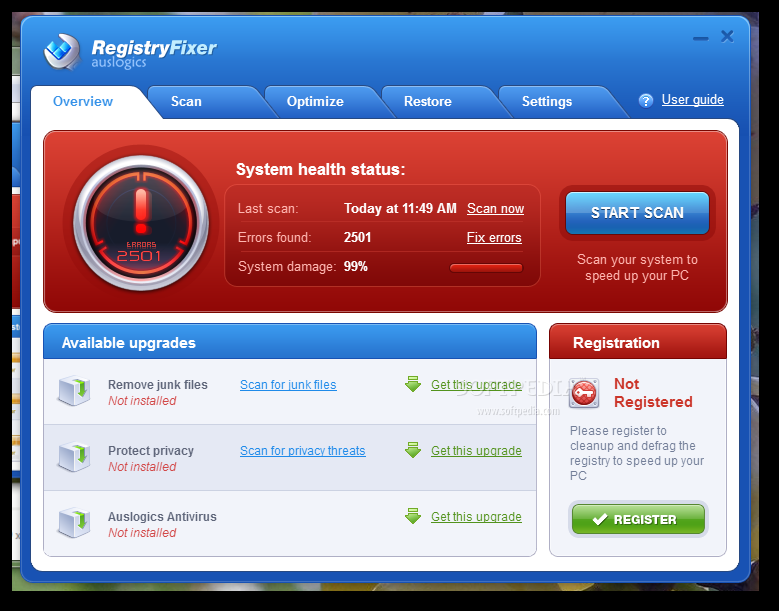 AusLogics RegistryFixer