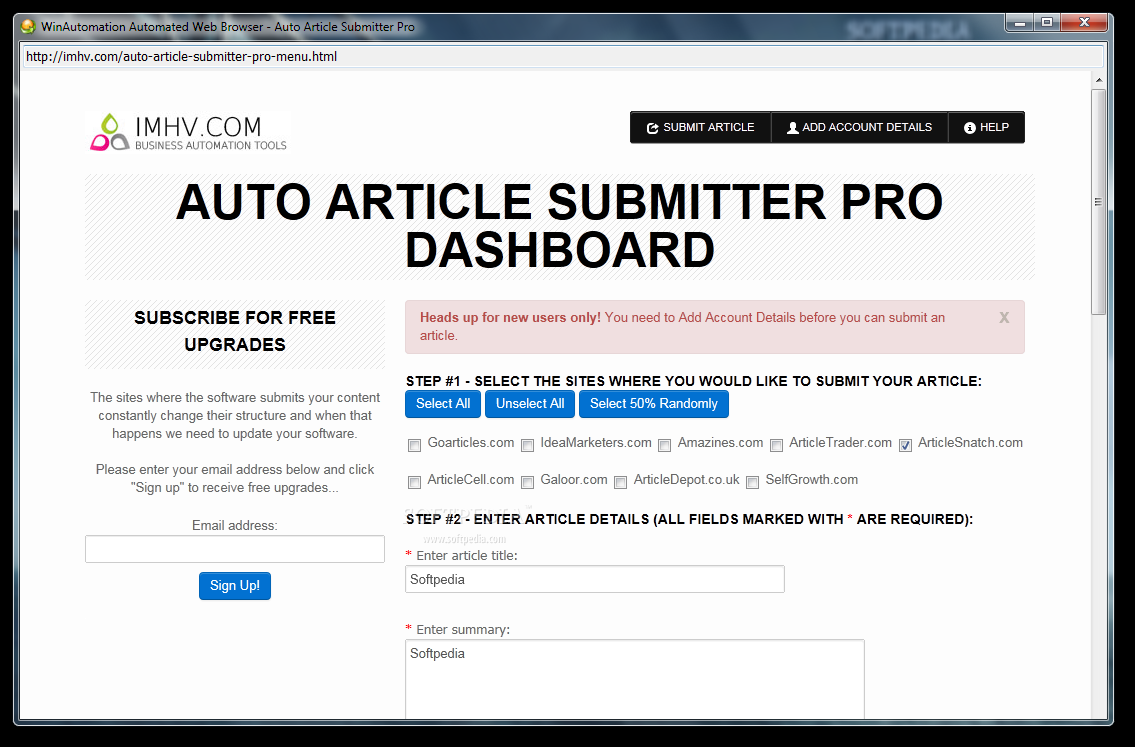 Top 39 Internet Apps Like Auto Article Submitter Pro - Best Alternatives