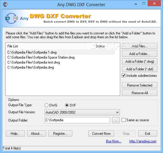 Any DWG DXF Converter