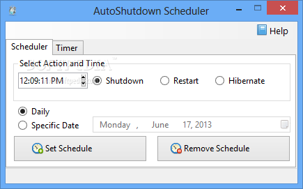 AutoShutdown Scheduler