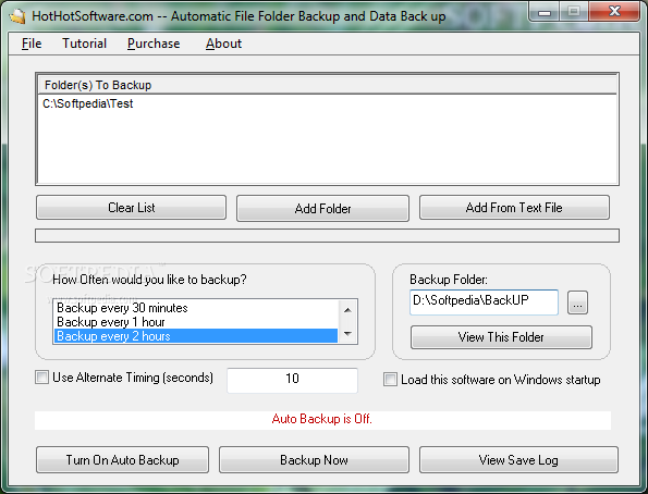 Automatic File Folder Backup and Data Back up