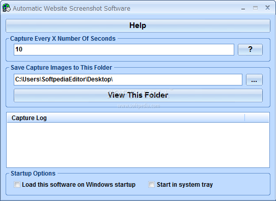 Automatic Website Screenshot Software