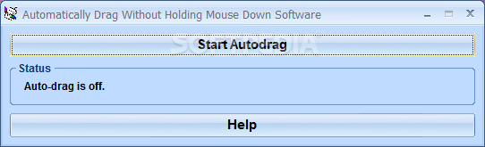 Automatically Drag Without Holding Mouse Down Software