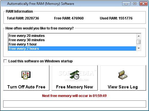 Automatically Free RAM (Memory) Software