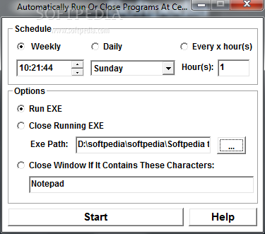 Automatically Run Or Close Programs At Certain Times Software