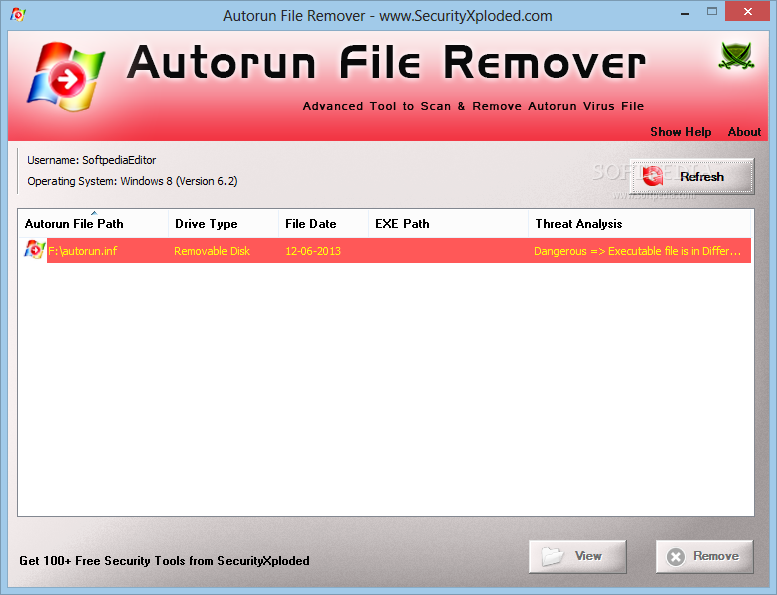 Autorun File Remover Portable