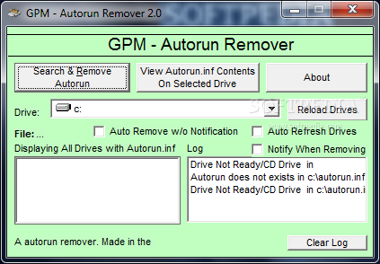 Autorun Remover - GPM