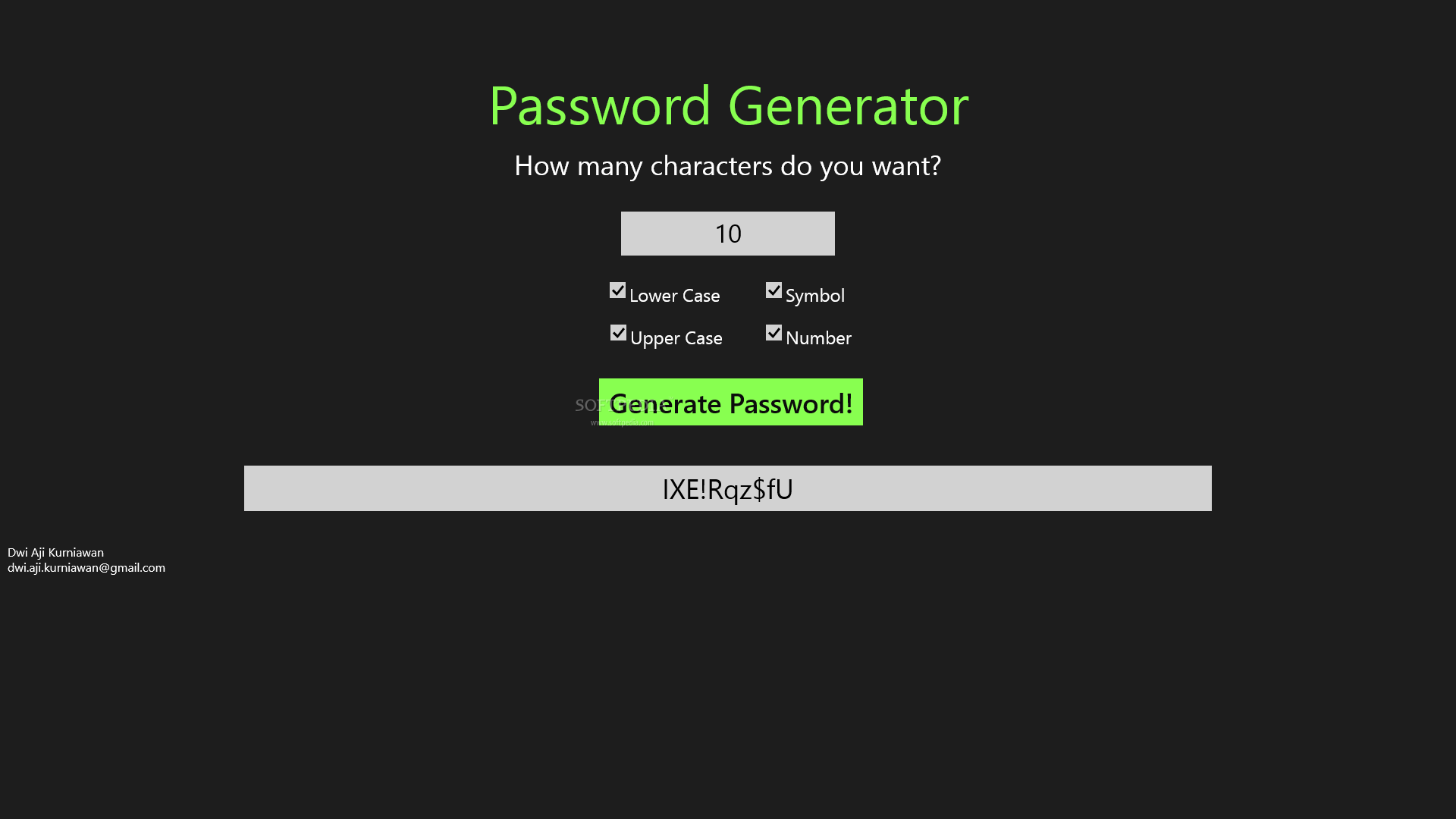 Awesome Password Generator