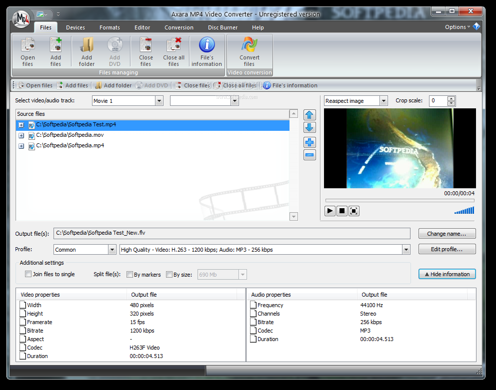 Axara MP4 Video Converter