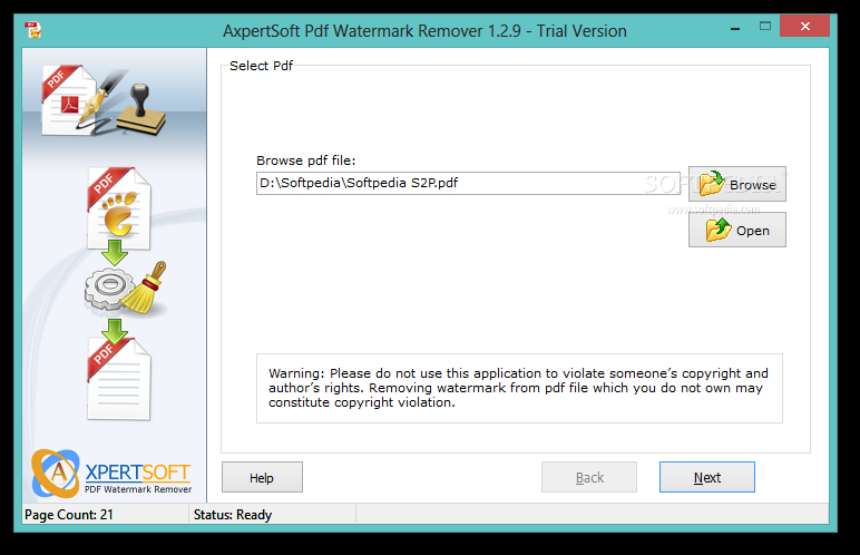 AxpertSoft Pdf Watermark Remover