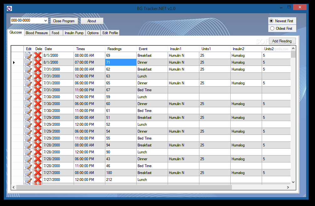 BG Tracker.NET