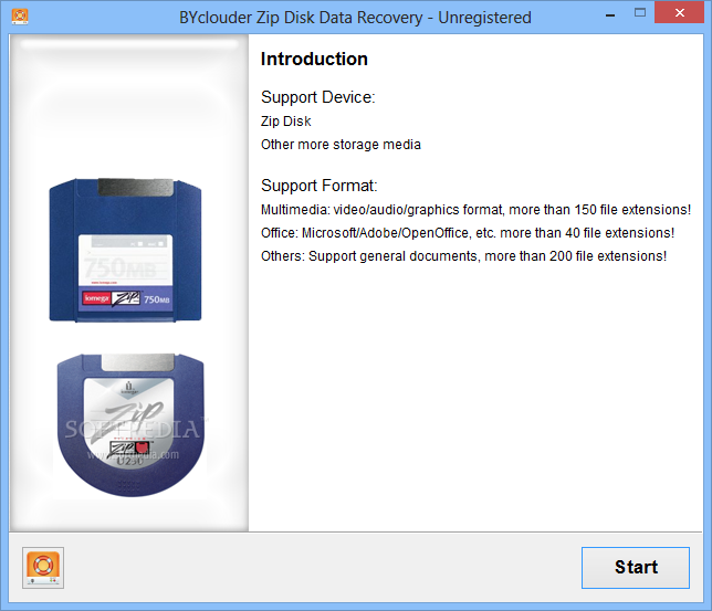 BYclouder Zip Disk Data Recovery