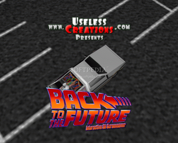 Back To The Future Interactive Screensaver