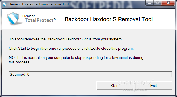 Backdoor.Haxdoor.S Removal Tool