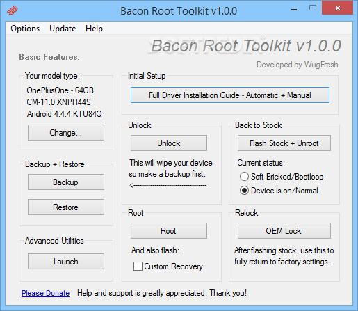 Bacon Root Toolkit