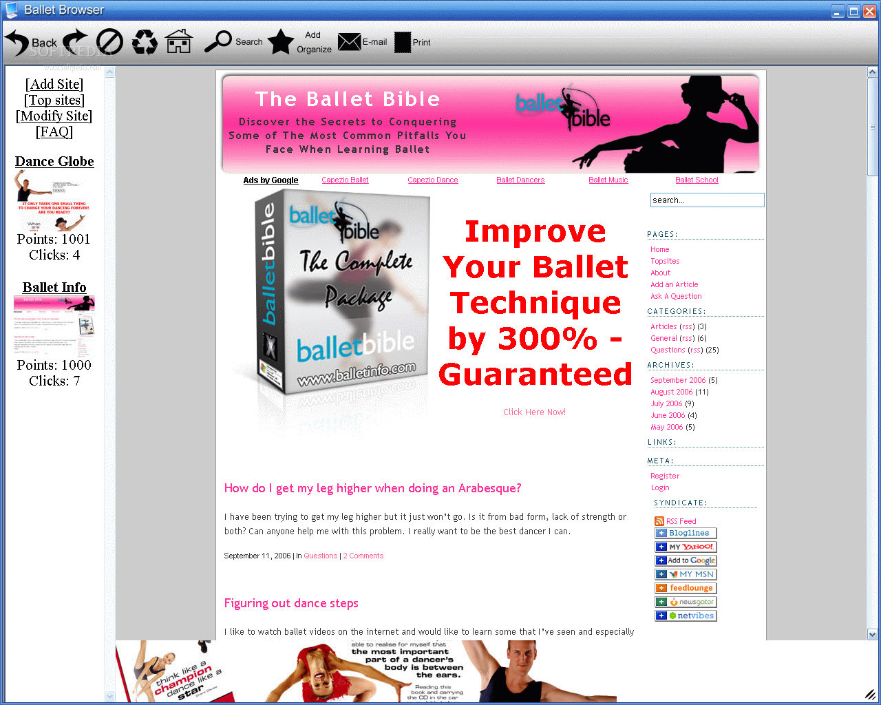 Ballet Browser