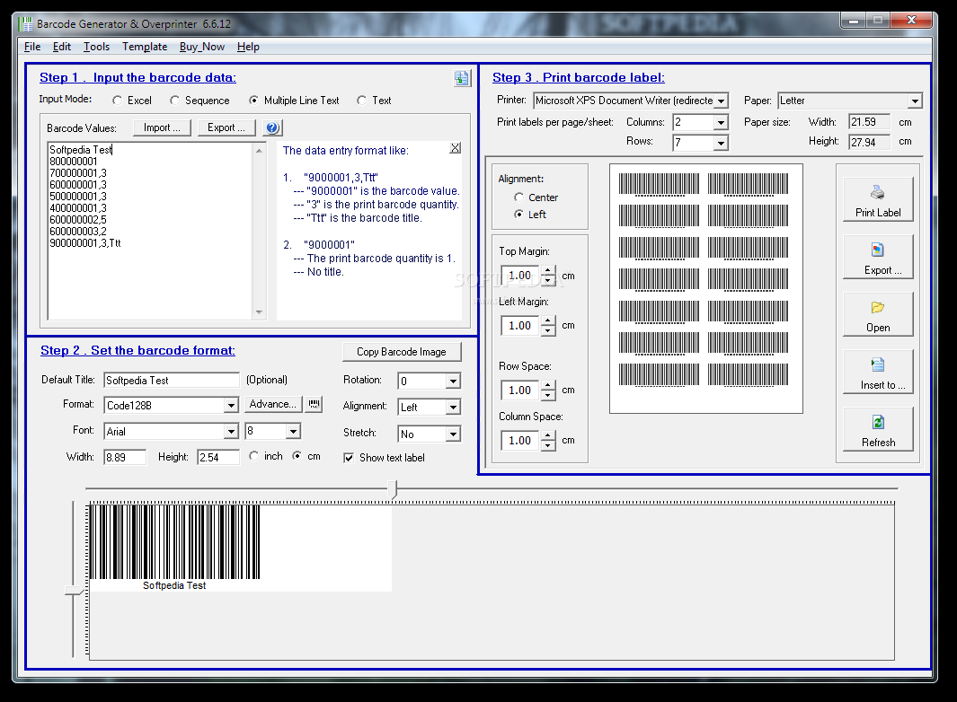 Barcode Generator & Overprinter