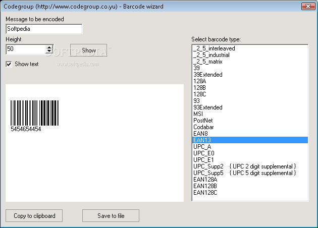 Barcode designer