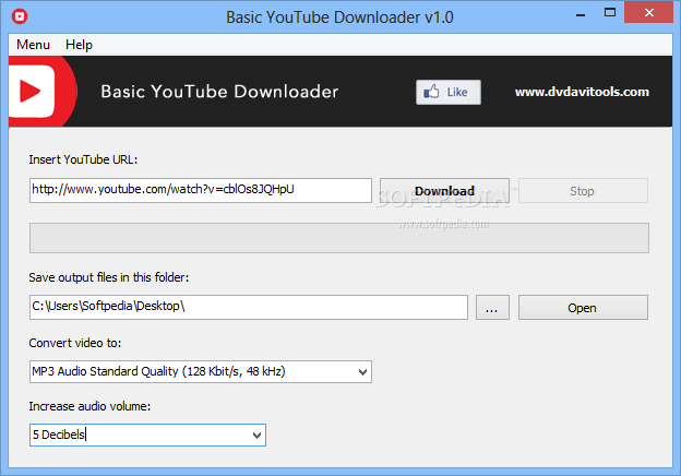 Basic YouTube Downloader