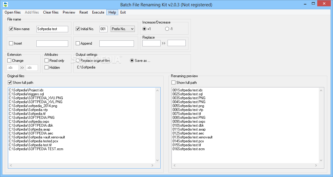Batch File Renaming Kit