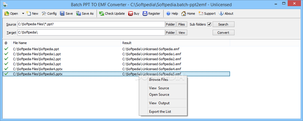 Batch PPT to EMF Converter