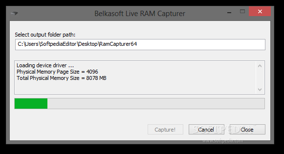 Belkasoft Live RAM Capturer