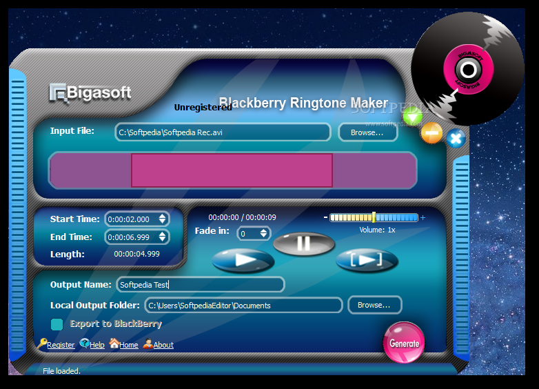 Bigasoft BlackBerry Ringtone Maker